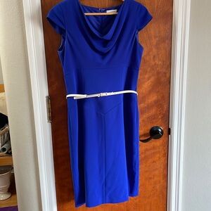 Calvin Klein beautiful blue dress. Size 6.